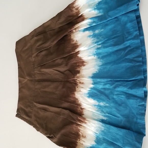 Pleated multi colour skirt - Picture 3 of 9